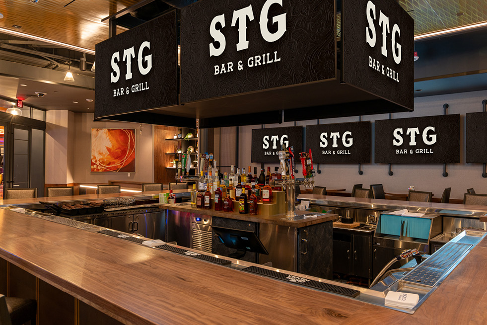 STG Bar & Grill interior