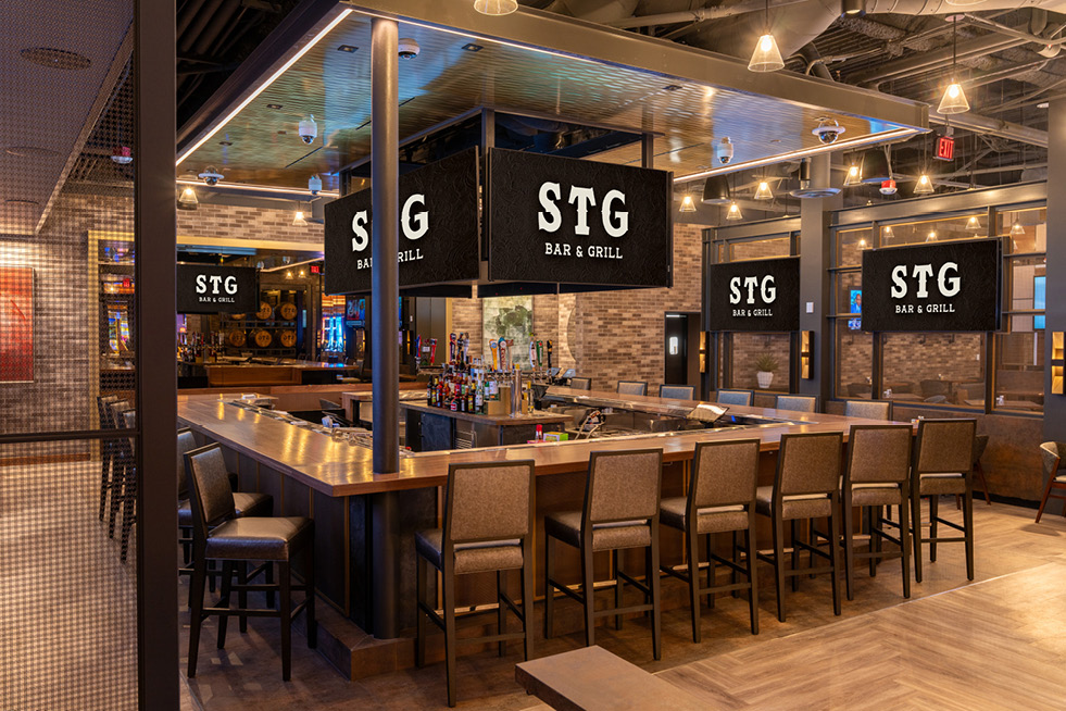 STG Bar & Grill interior