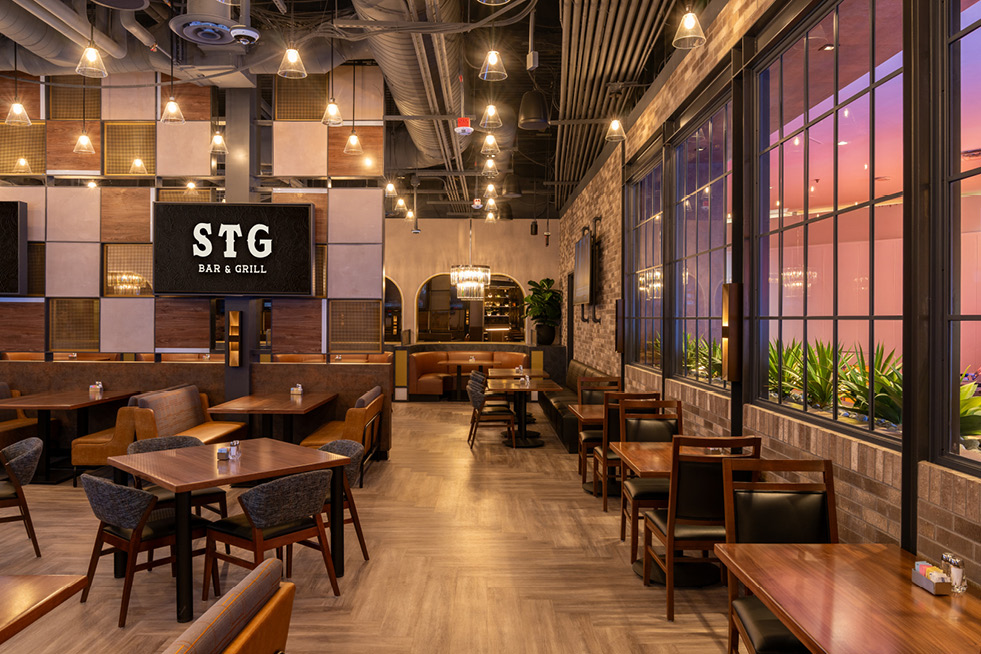 STG Bar & Grill interior