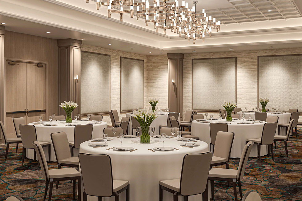 New ballrooms and restrooms available to book