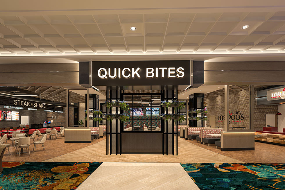 Quick bites dining area at Suncoast