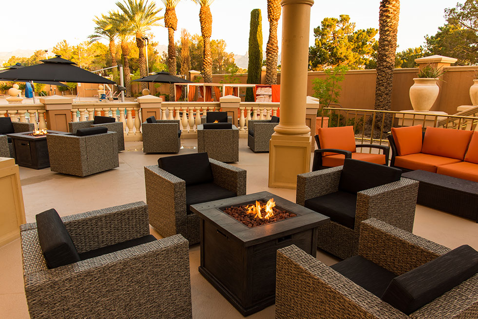 The Cove Pool Fire Pits