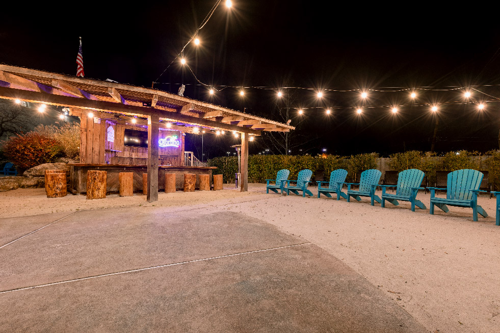 Valley Beach Tiki Bar Seating