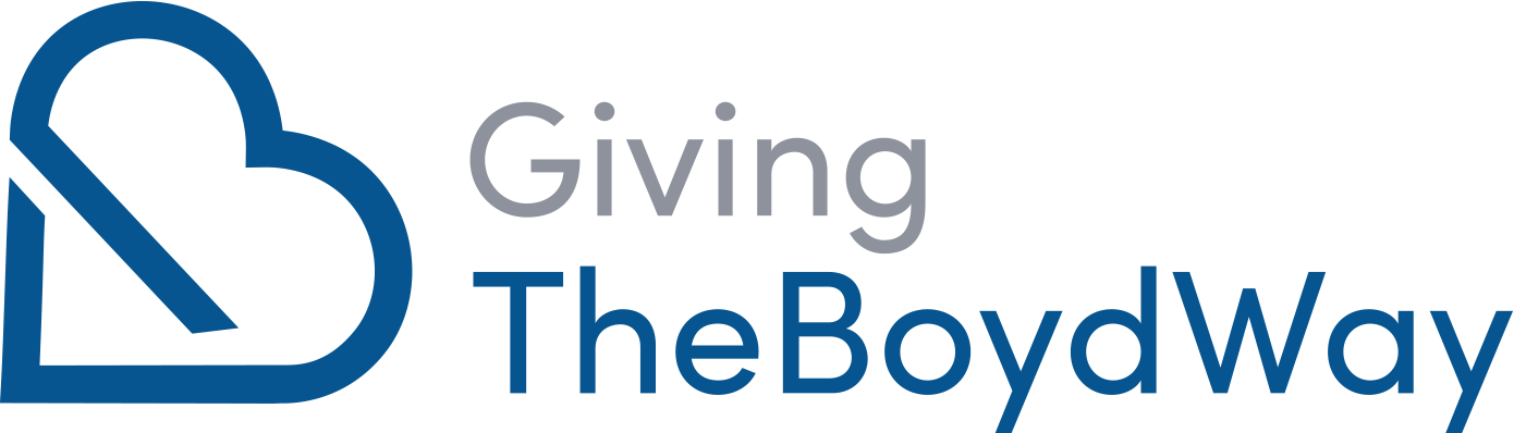 giving the boyd way logo
